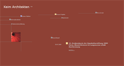 Desktop Screenshot of keim-architekten.de